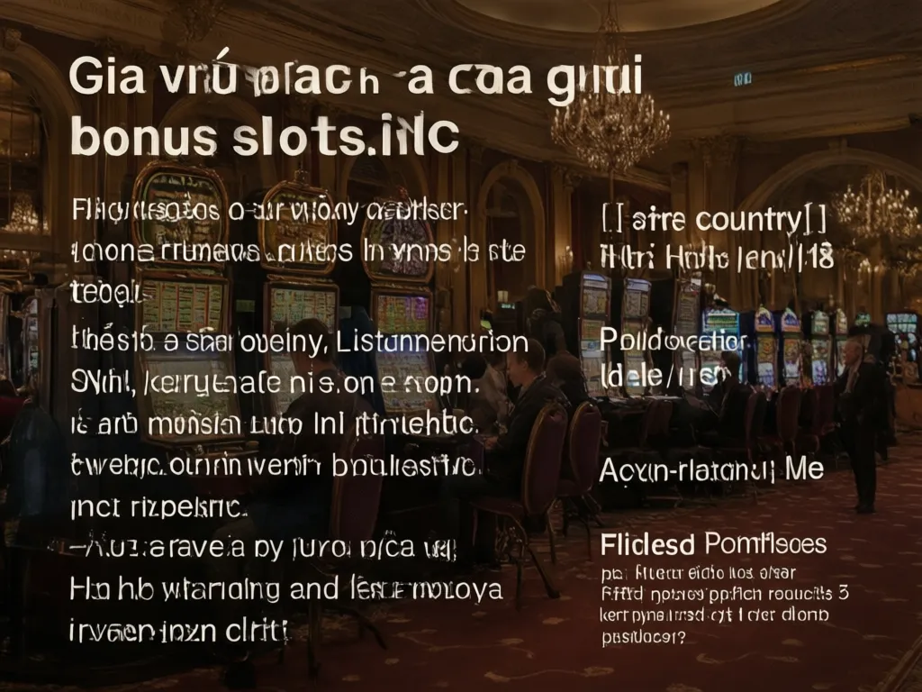 Giá trị thực của các gói bonus tại slots.inc